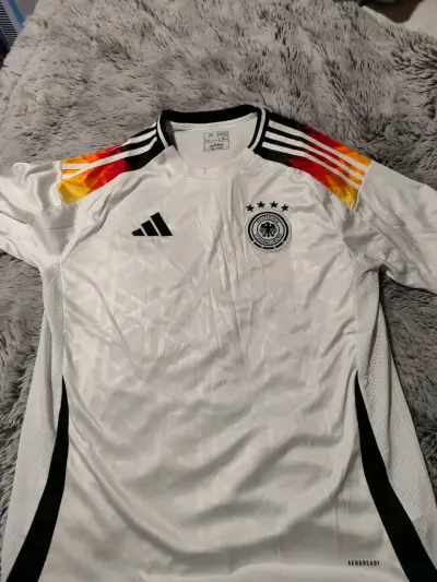 Camiseta de fútbol Alemania Adidas blanca - miniatura 1