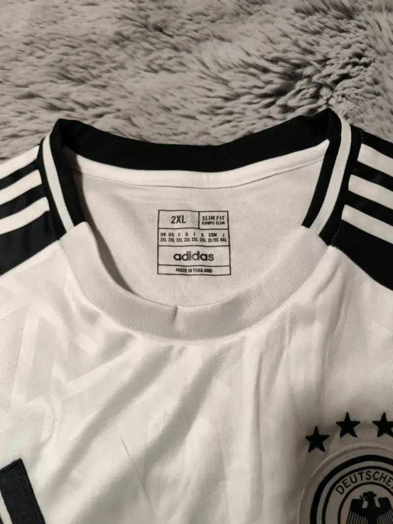 Camiseta de fútbol Alemania Adidas blanca - 2