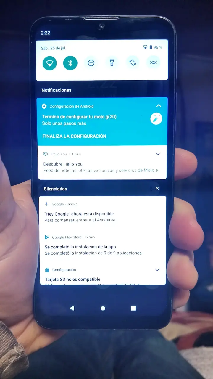 Smartphone Motorola Moto G20 Azul 48MP - 3