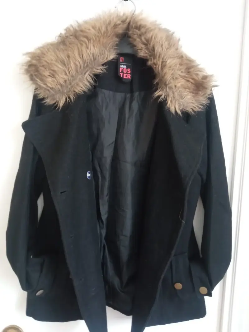 Chaqueta Foster con cuello de piel desmontable - 2
