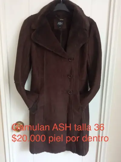 Abrigo Gamulán ASH Marrón Talla 36 - miniatura 1