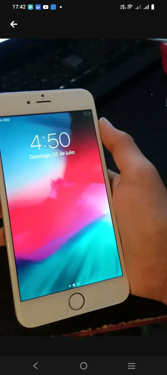 iPhone 6 Plus 16GB color Plata en buen estado - 2