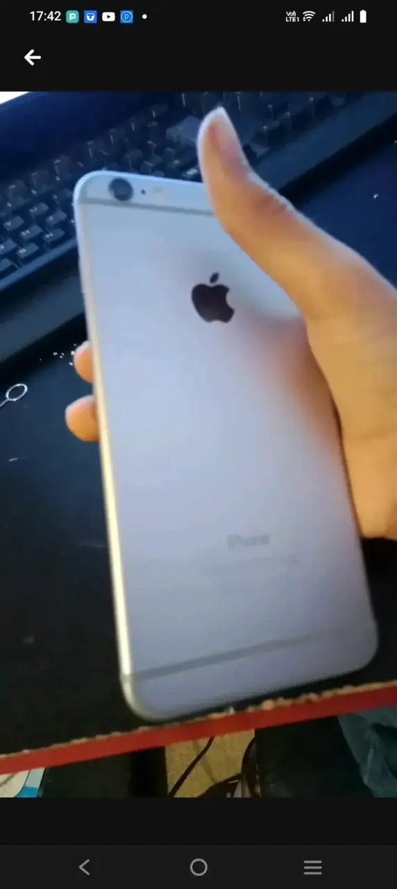 iPhone 6 Plus 16GB color Plata en buen estado - 4