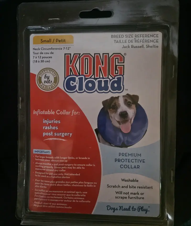 Collar inflable para perros KONG Cloud pequeño - 1