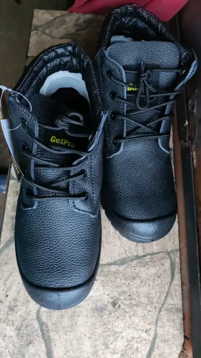 Botas de seguridad negras GetPro resistentes - miniatura 1