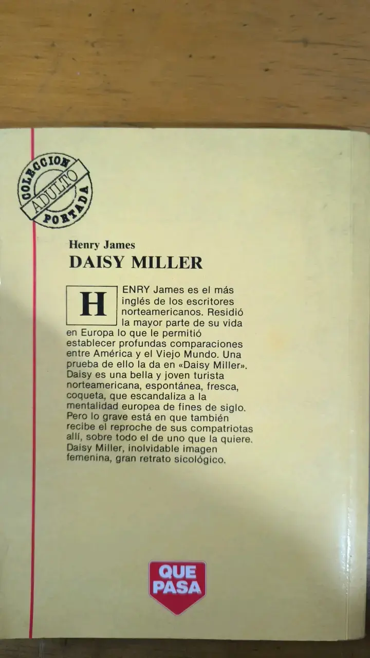 Libro Daisy Miller de Henry James - 2