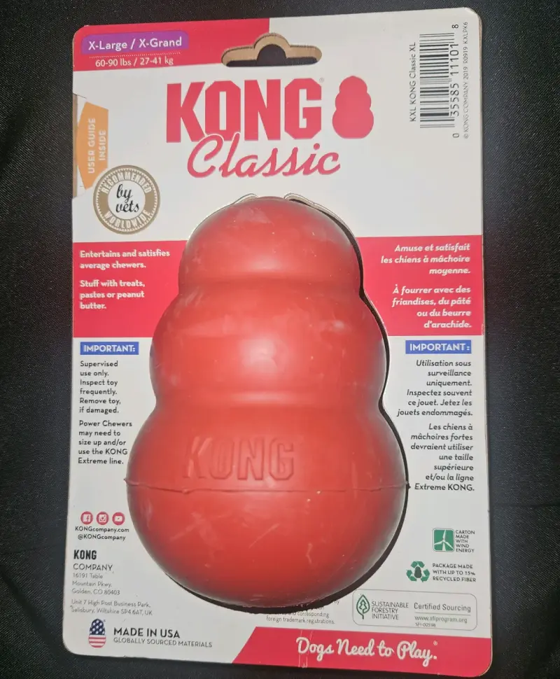 Juguete para perros Kong Classic XL rojo