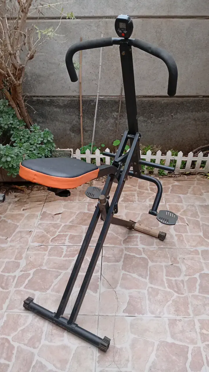Máquina de ejercicios escaladora con asiento - 2
