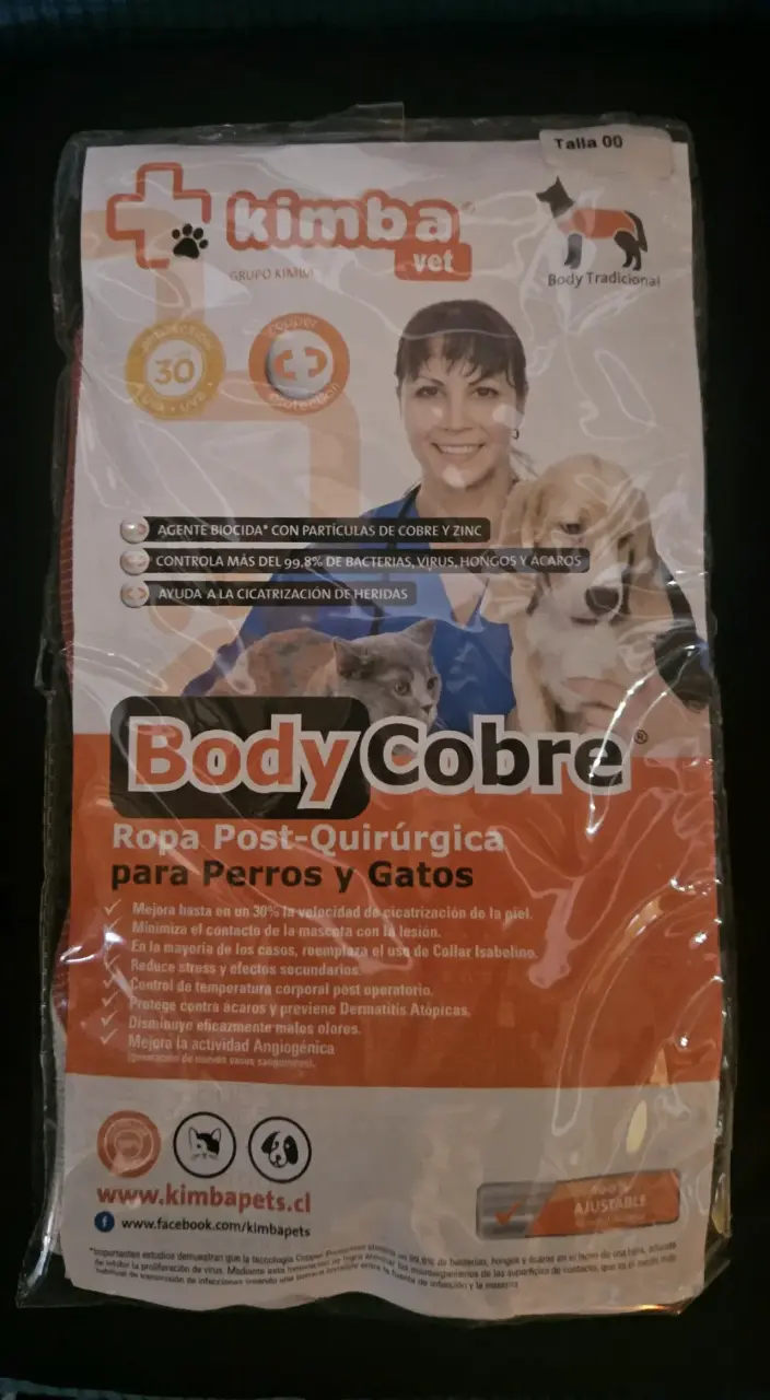 Ropa post-quirúrgica para mascotas Kimba Vet