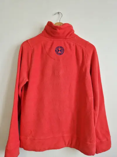 Polar fleece rojo para mujer Under Armour - miniatura 6