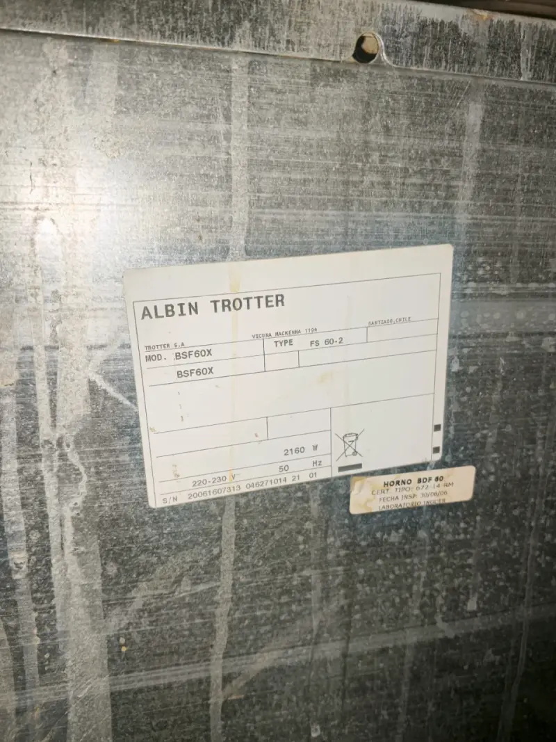 Horno eléctrico Albin Trotter BSF60X en buen estado - 3