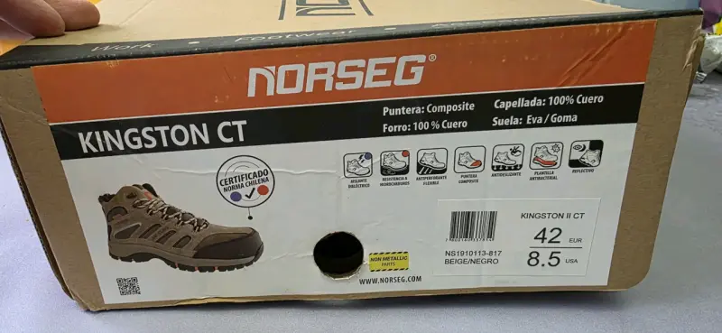 Botas de seguridad Norseg Kingston CT beige - 2