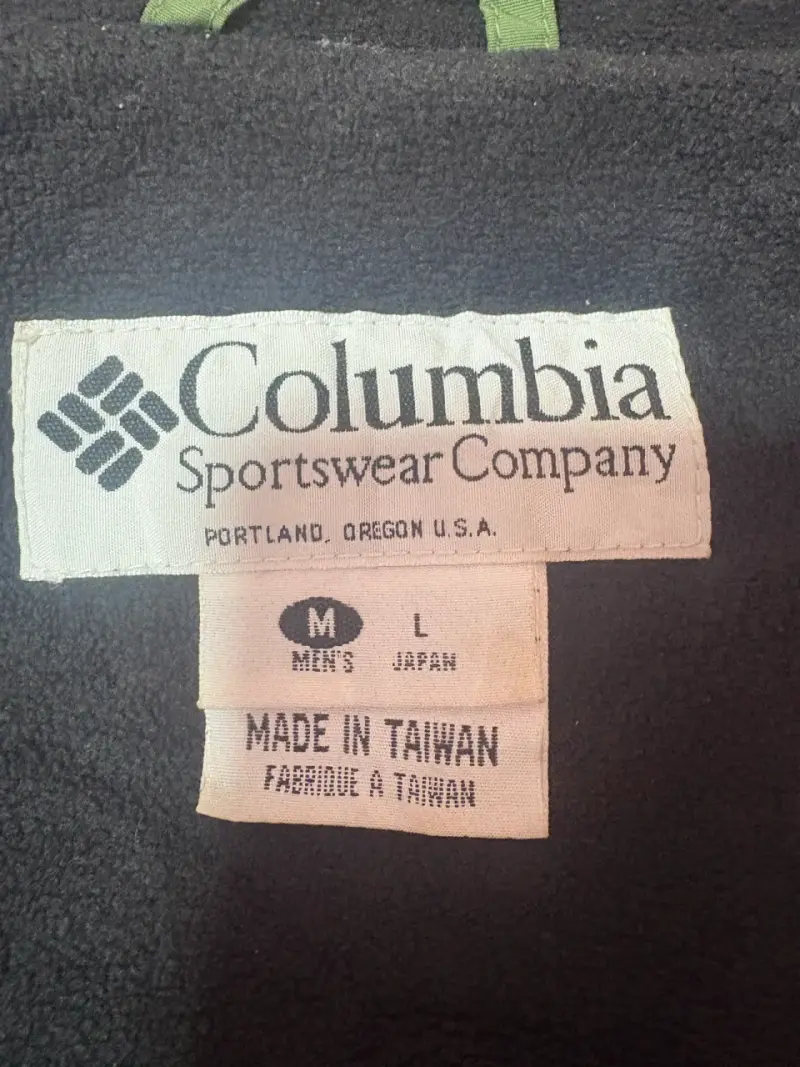 Chaqueta Bomber Columbia Vintage 90s Hombre - 3
