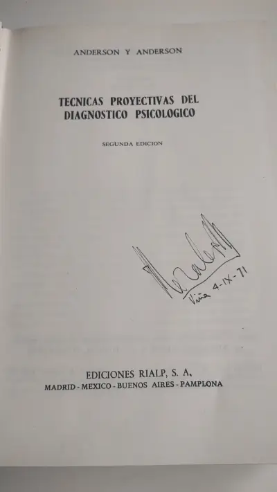 Libro Técnicas Proyectivas del Diagnóstico Psicológico - miniatura 2