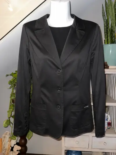 Blazer Foster negro para mujer - miniatura 1