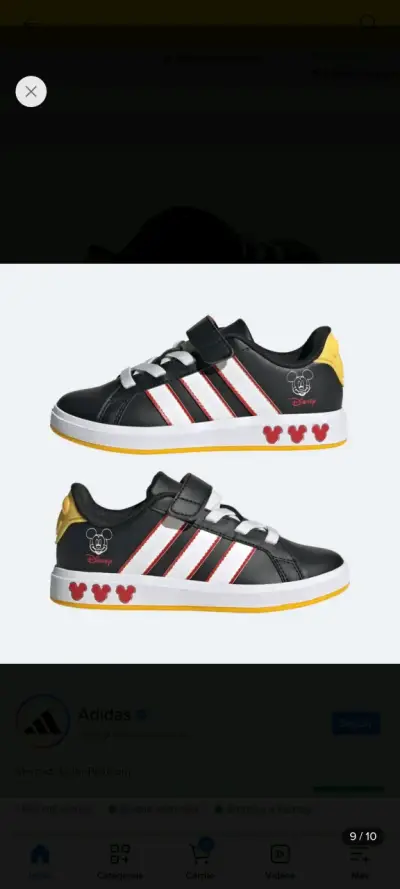 Zapatillas Adidas Disney Mickey Mouse para niños - miniatura 1