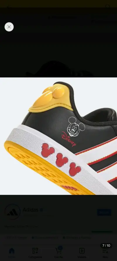 Zapatillas Adidas Disney Mickey Mouse para niños - miniatura 2