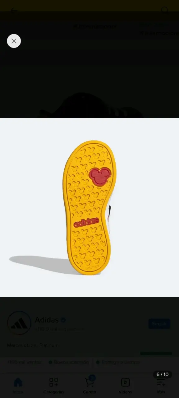 Zapatillas Adidas Disney Mickey Mouse para niños - 5