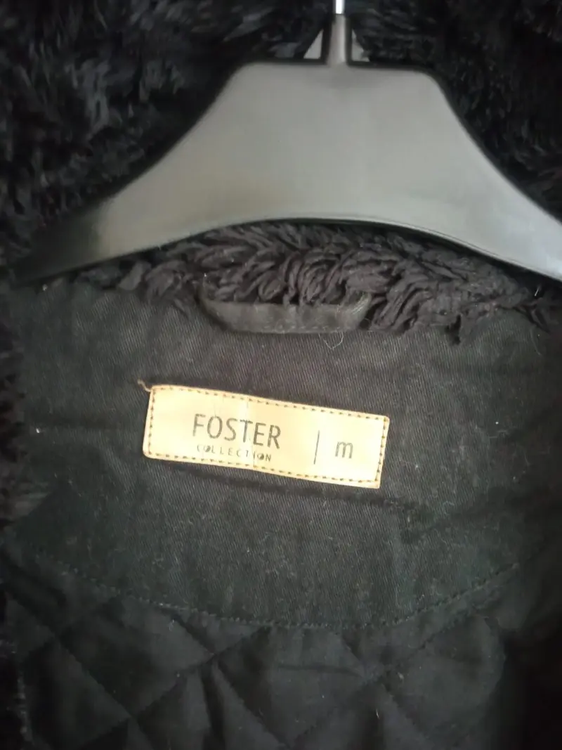 Parka negra Foster con capucha de piel desmontable - 3