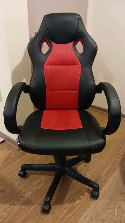 Silla Gamer Ergonómica Negro y Rojo - miniatura 1