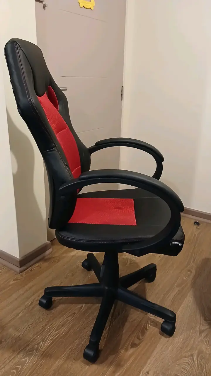 Silla Gamer Ergonómica Negro y Rojo - 2