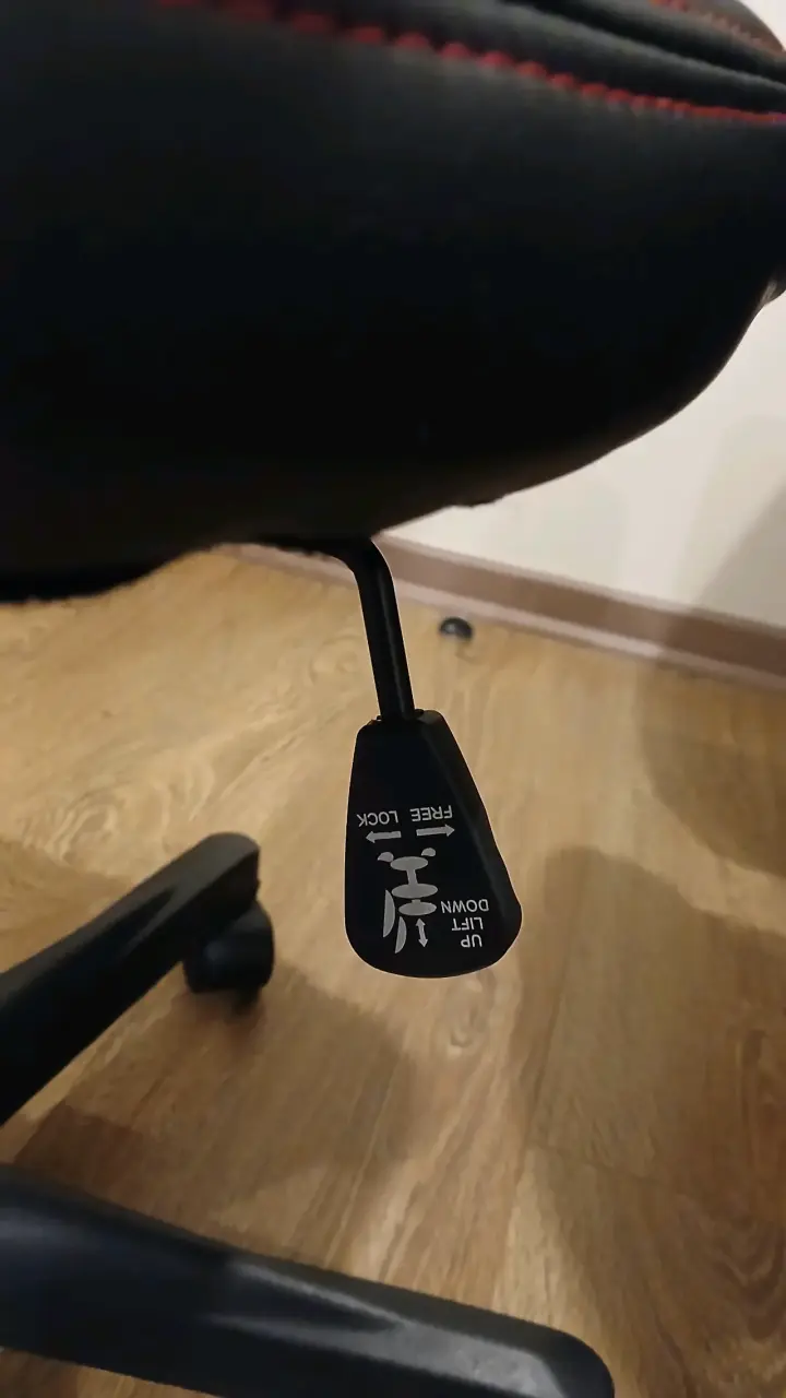 Silla Gamer Ergonómica Negro y Rojo - 5