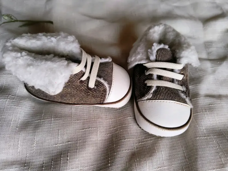 Zapatitos de bebé con forro de lana Ficus - 1