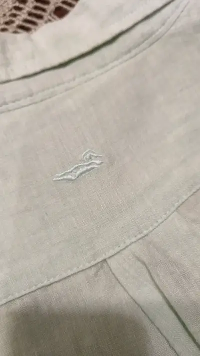 Camisa de lino verde claro RKF para hombre - miniatura 4