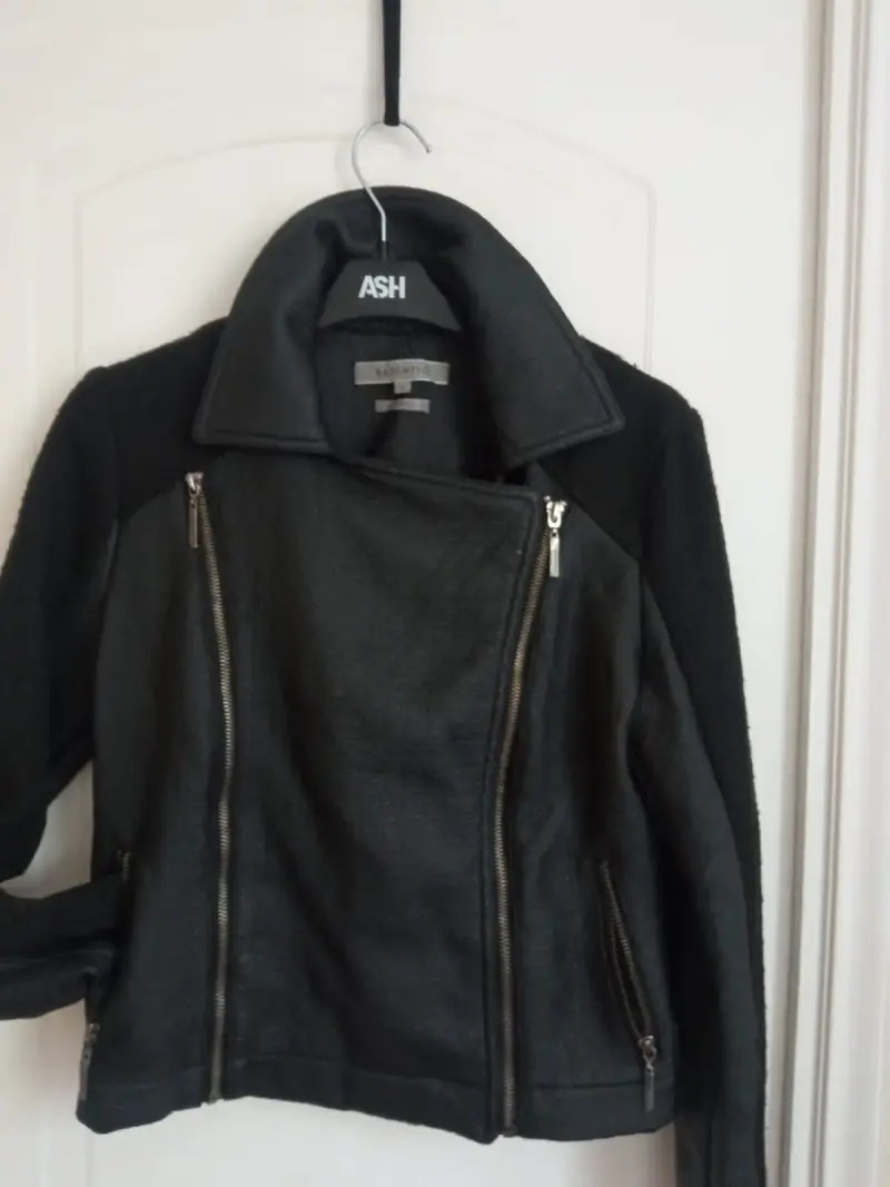 Chaqueta negra Basement talla S con cierre - 2