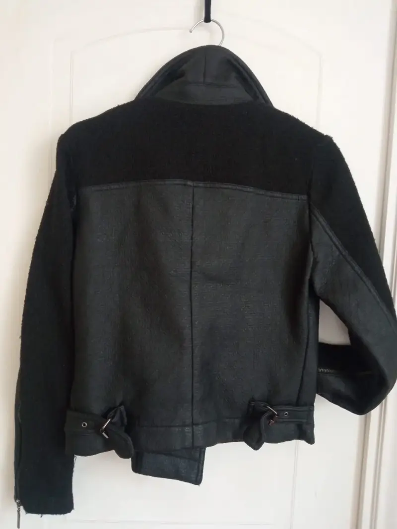Chaqueta negra Basement talla S con cierre - 3