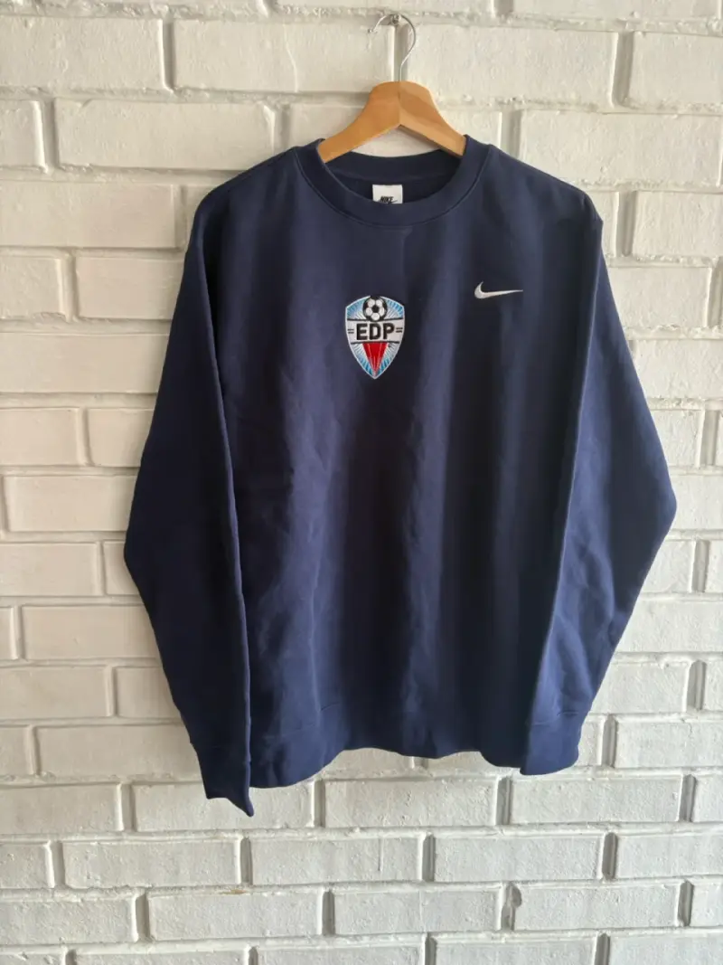 Polerón Nike azul con logo EDP para hombre - 1