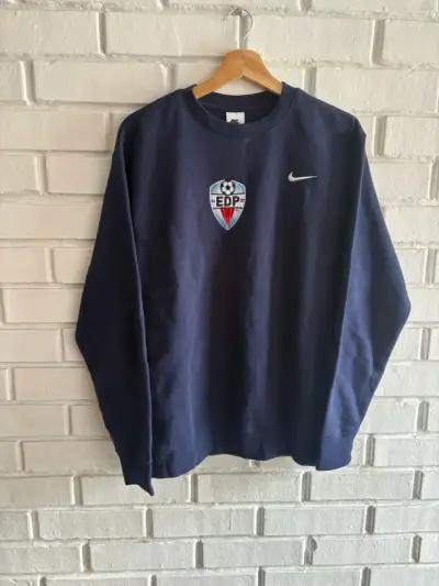 Polerón Nike azul con logo EDP para hombre - miniatura 1