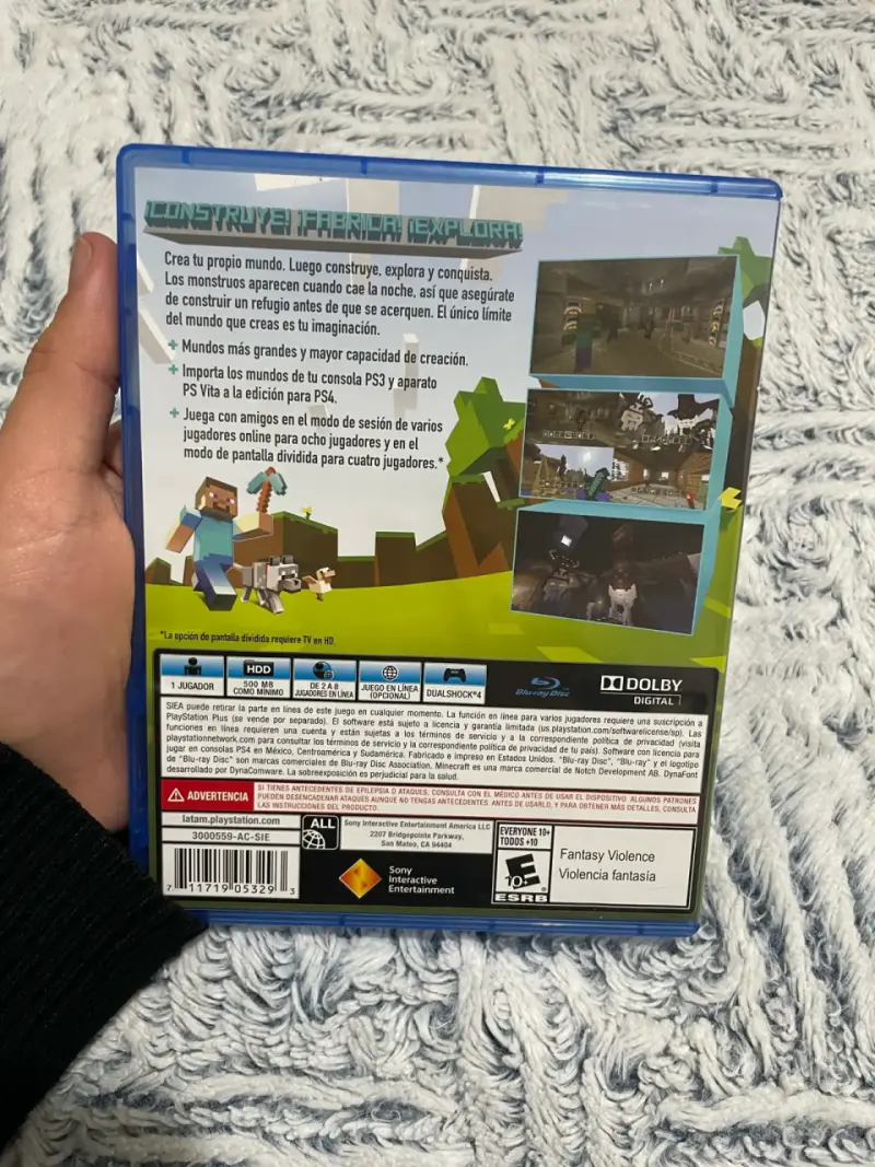 Minecraft para PS4 en buen estado - 2