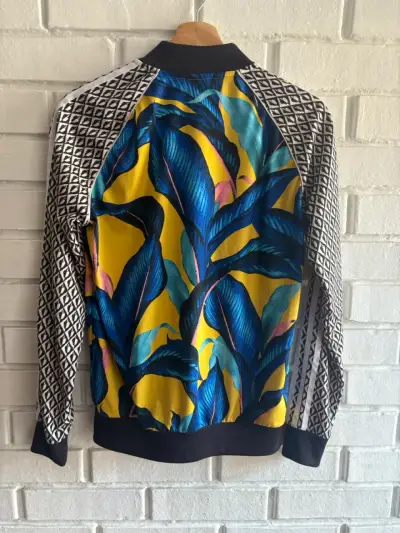 Chaqueta deportiva Adidas tropical vintage mujer - miniatura 2