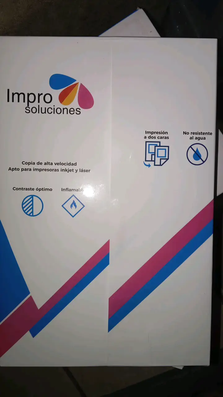 Papel tamaño oficio 500 hojas Impro Soluciones - 2