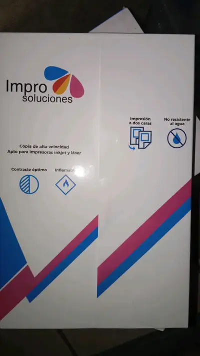 Papel tamaño oficio 500 hojas Impro Soluciones - miniatura 2