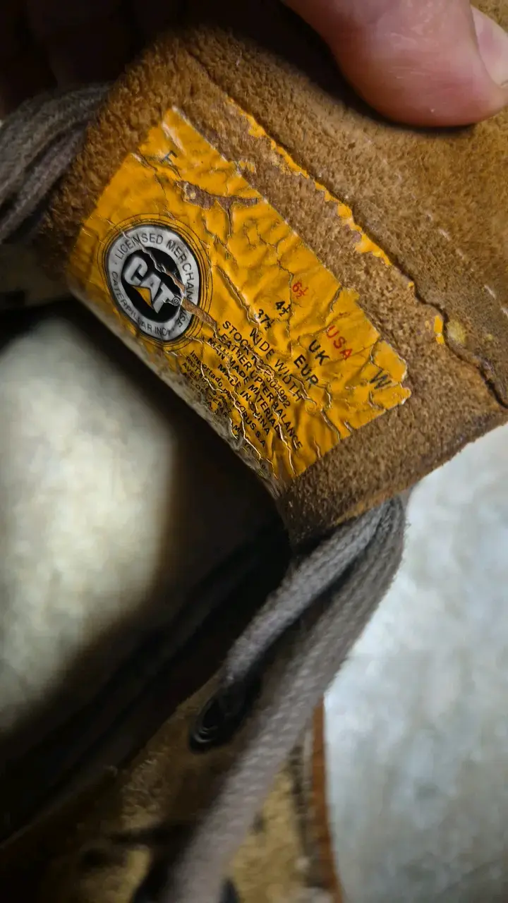 Botas de cuero café para mujer Cat - 5