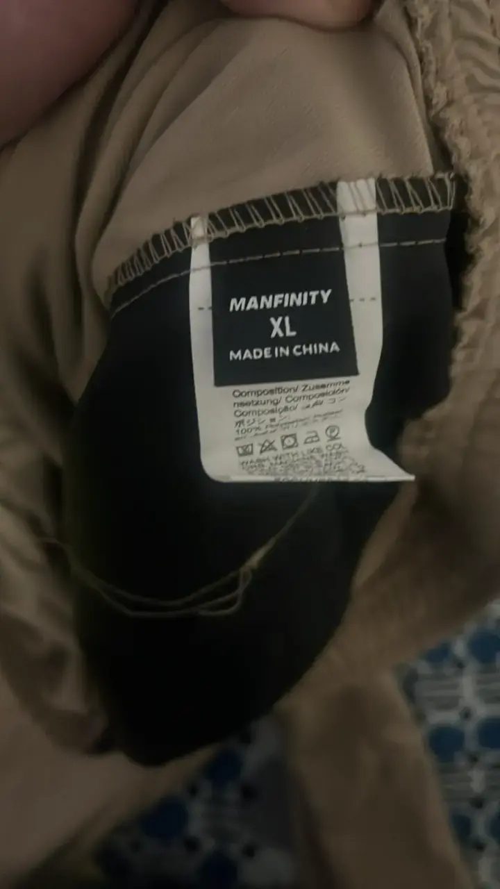 Pantalones hombre beige casuales Manfinity XL - 2