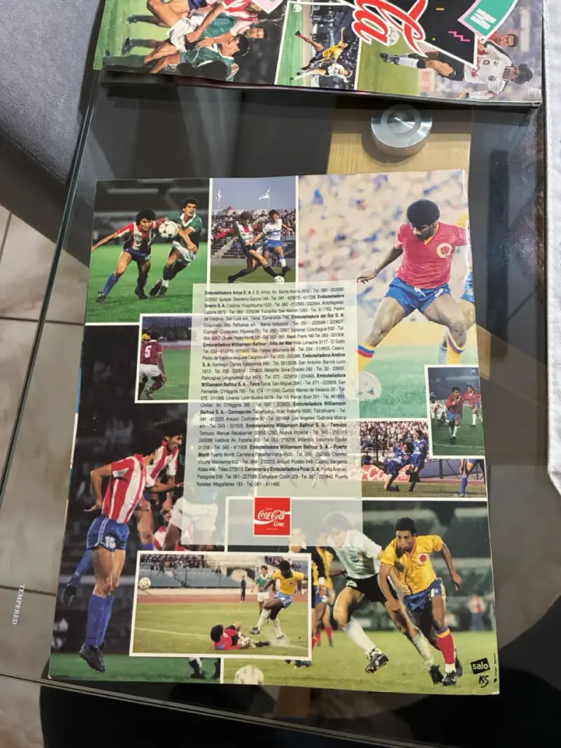 Álbum de Fútbol Coca-Cola 1991 Copa América - 2