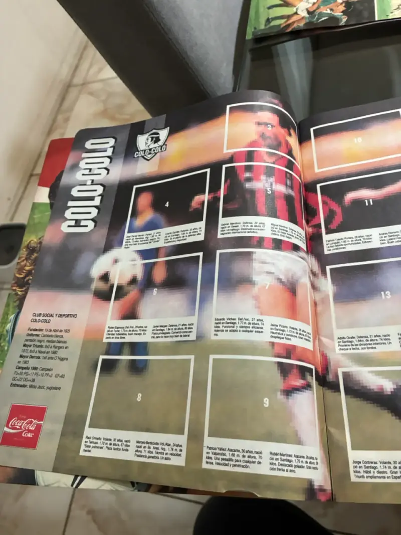 Álbum de Fútbol Coca-Cola 1991 Copa América - 3
