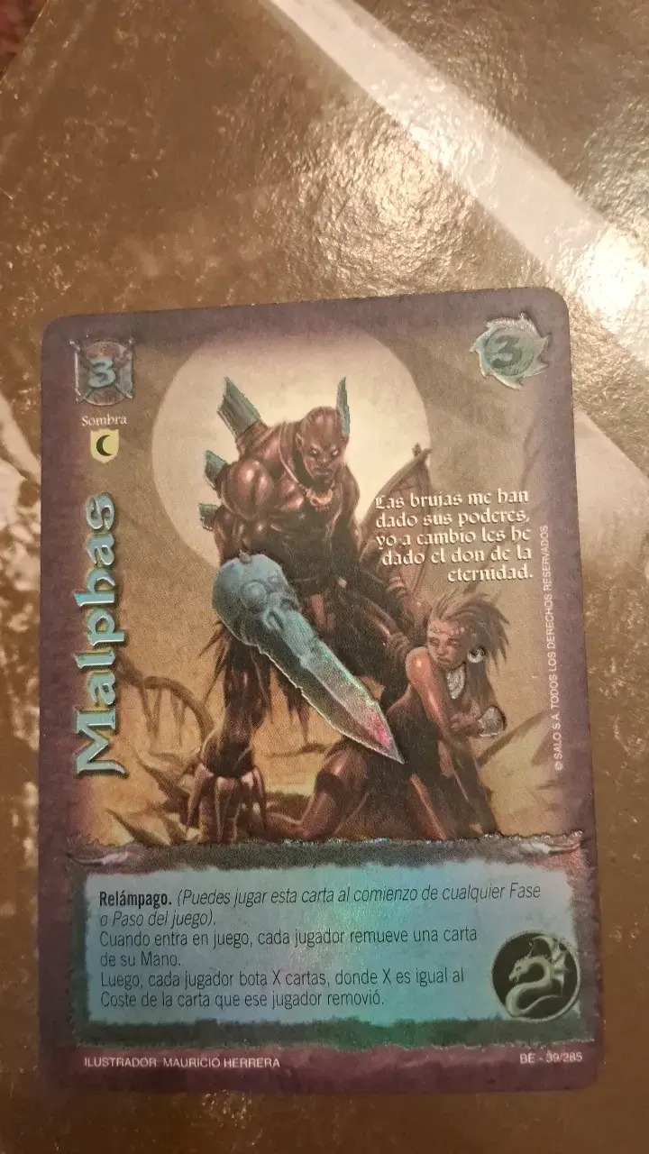 Cartas de colección Mitos y Leyendas Primera Edición - 2