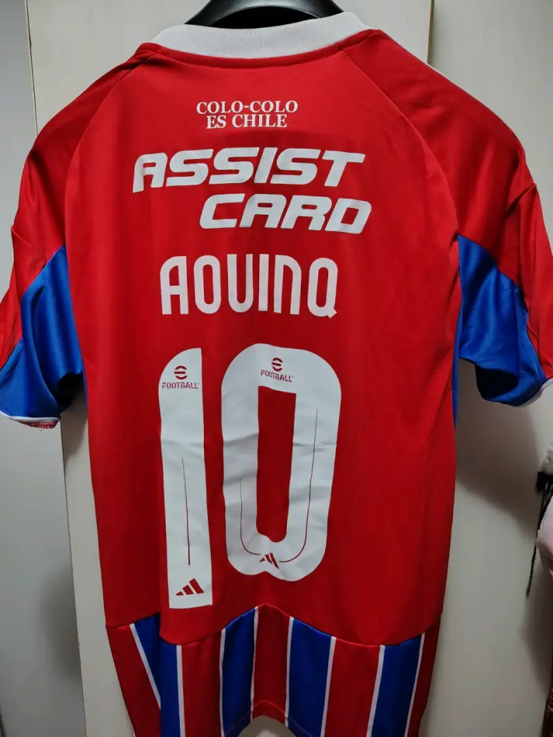 Camiseta Adidas Colo-Colo 2023 Roja y Azul - 4