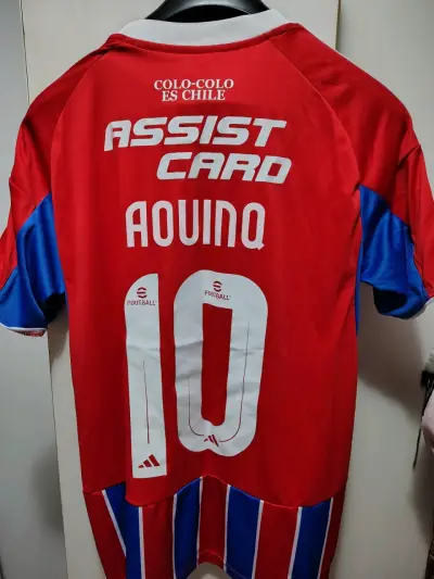 Camiseta Adidas Colo-Colo 2023 Roja y Azul - miniatura 4