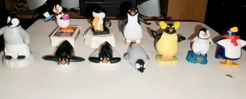 Colección 10 figuras de pingüinos de juguete - 2