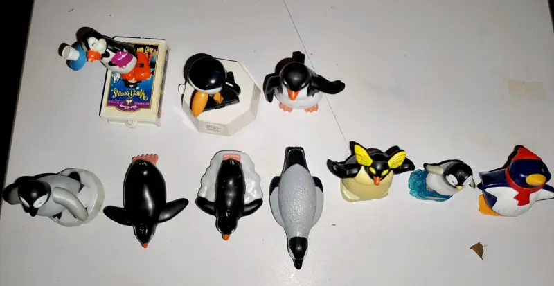 Colección 10 figuras de pingüinos de juguete - 3