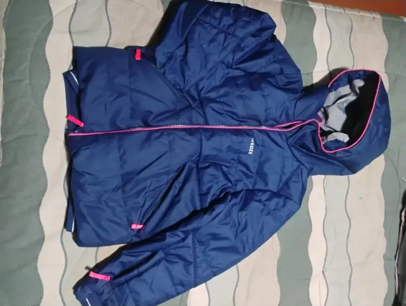 Chaqueta azul impermeable Wedze - 3