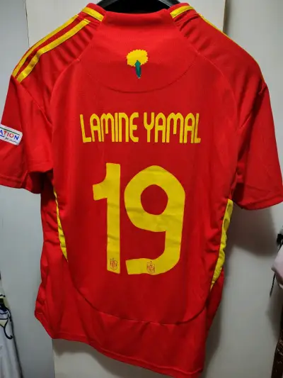 Camiseta Roja Selección España Número 19 - miniatura 2