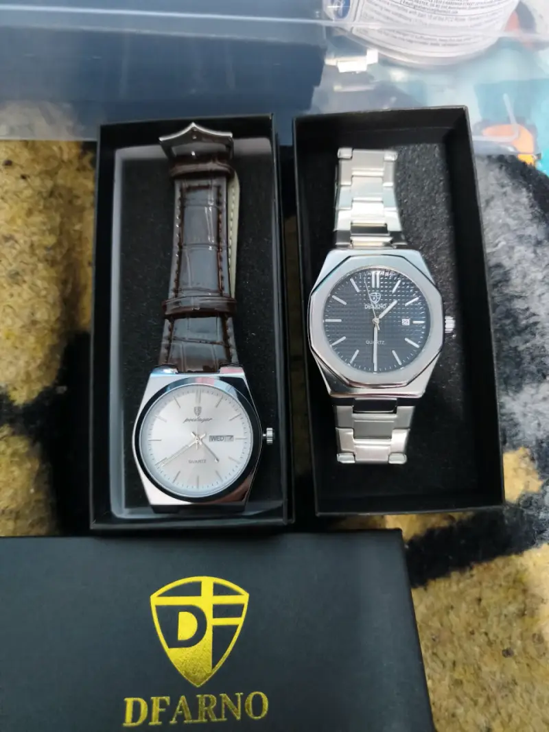 Set de relojes de pulsera DFARNO-CASIO- POEDAGAR - 1