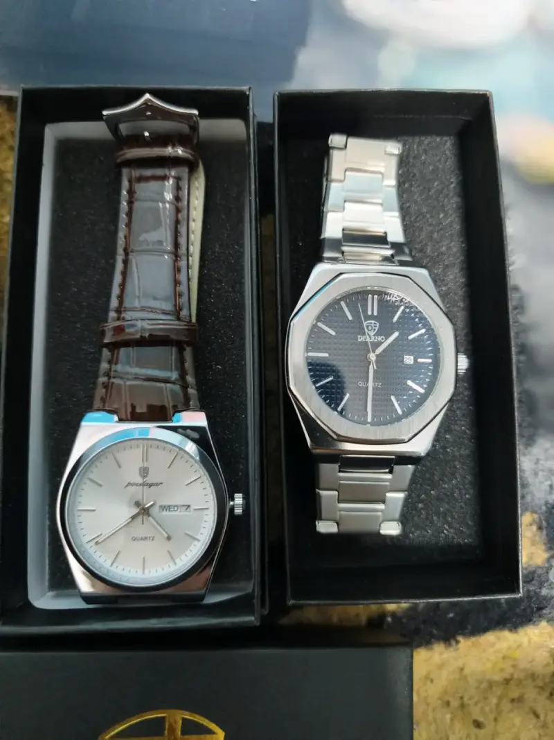 Set de relojes de pulsera DFARNO-CASIO- POEDAGAR - 5