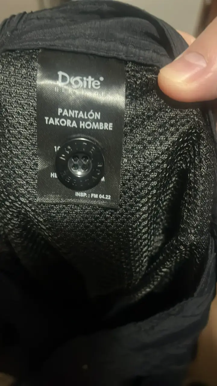 Pantalón cargo azul oscuro Doite para hombre - 4